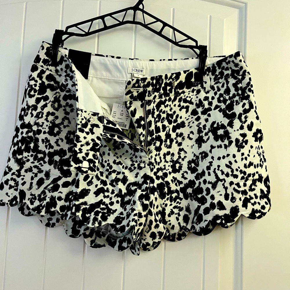 Animal print shorts
